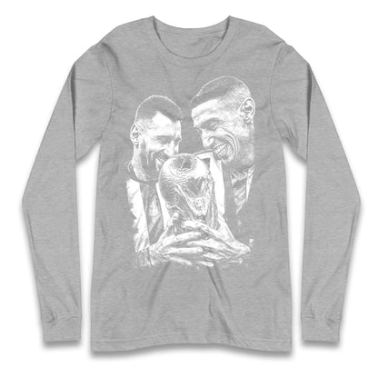Lionel Messi Angel Di Maria Longsleeve T Shirt