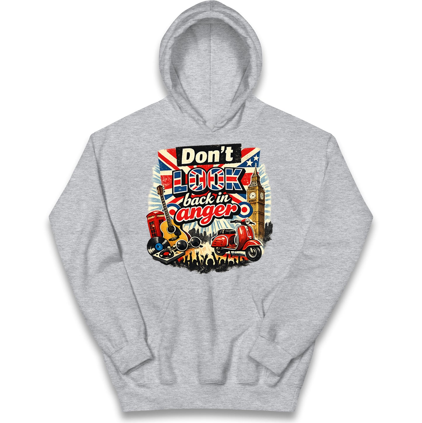 Don't Look Back In Anger Kids Hoodie