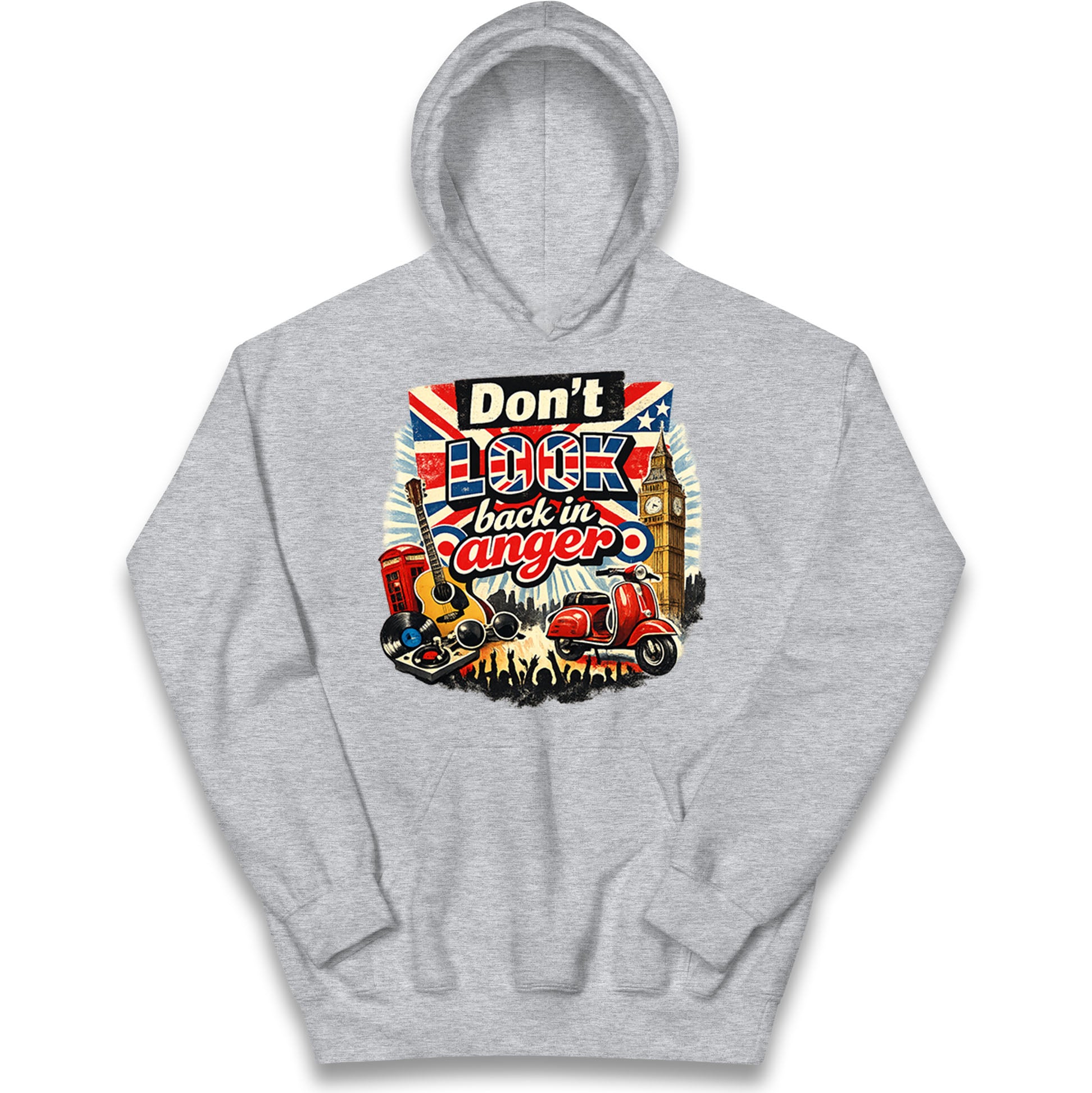 Don't Look Back In Anger Kids Hoodie