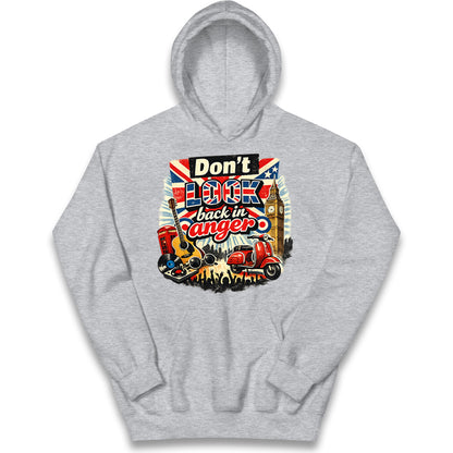 Don't Look Back In Anger Kids Hoodie