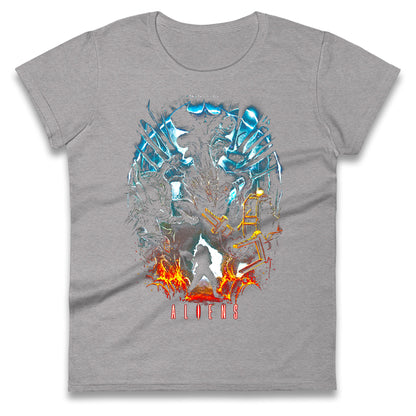 Aliens Ladies T Shirt