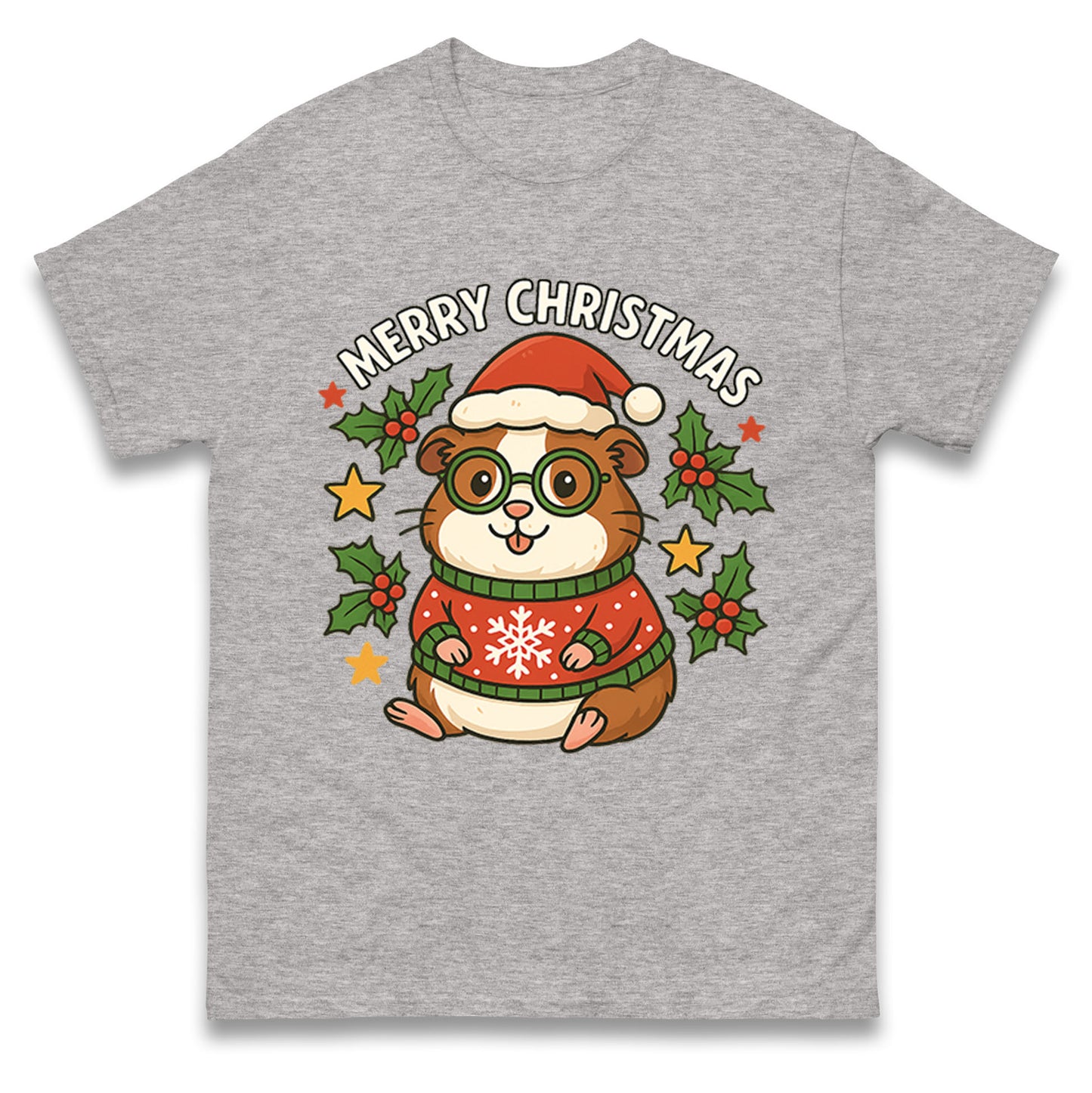 Guinea Pig Christmas T Shirt