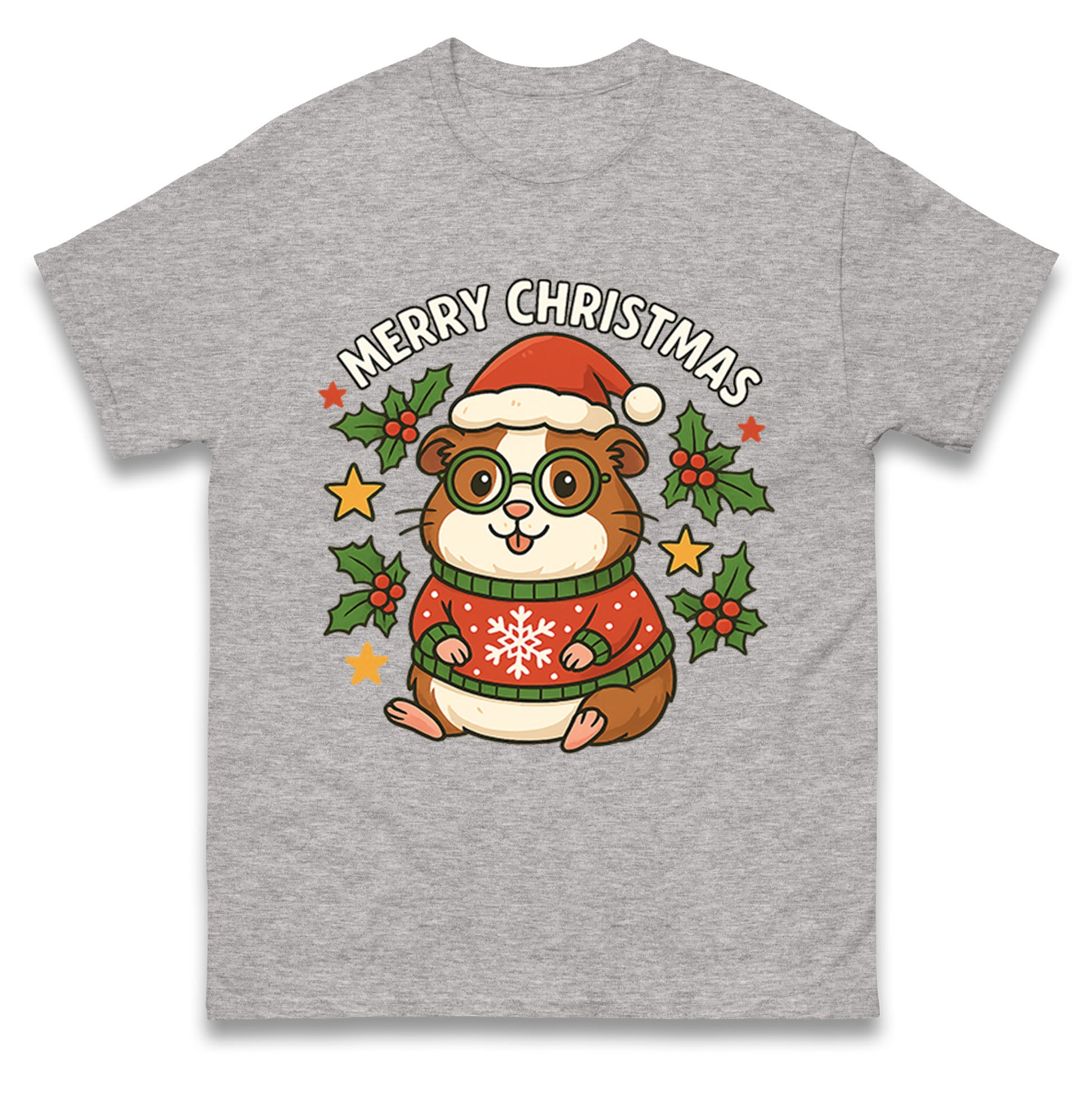 Guinea Pig Christmas T Shirt
