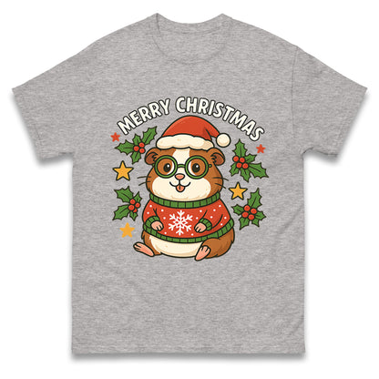 Guinea Pig Christmas T Shirt