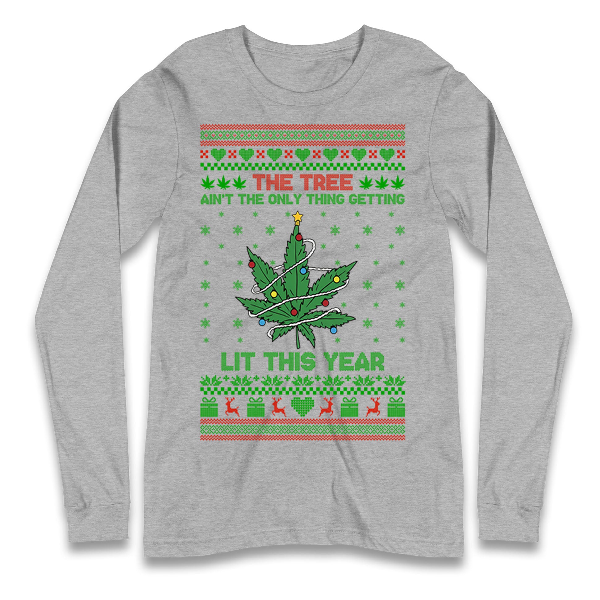 Cannabis Christmas Longsleeve T Shirt 