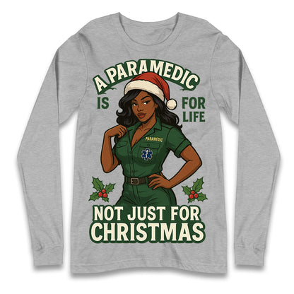 Paramedic Christmas Longsleeve T Shirt