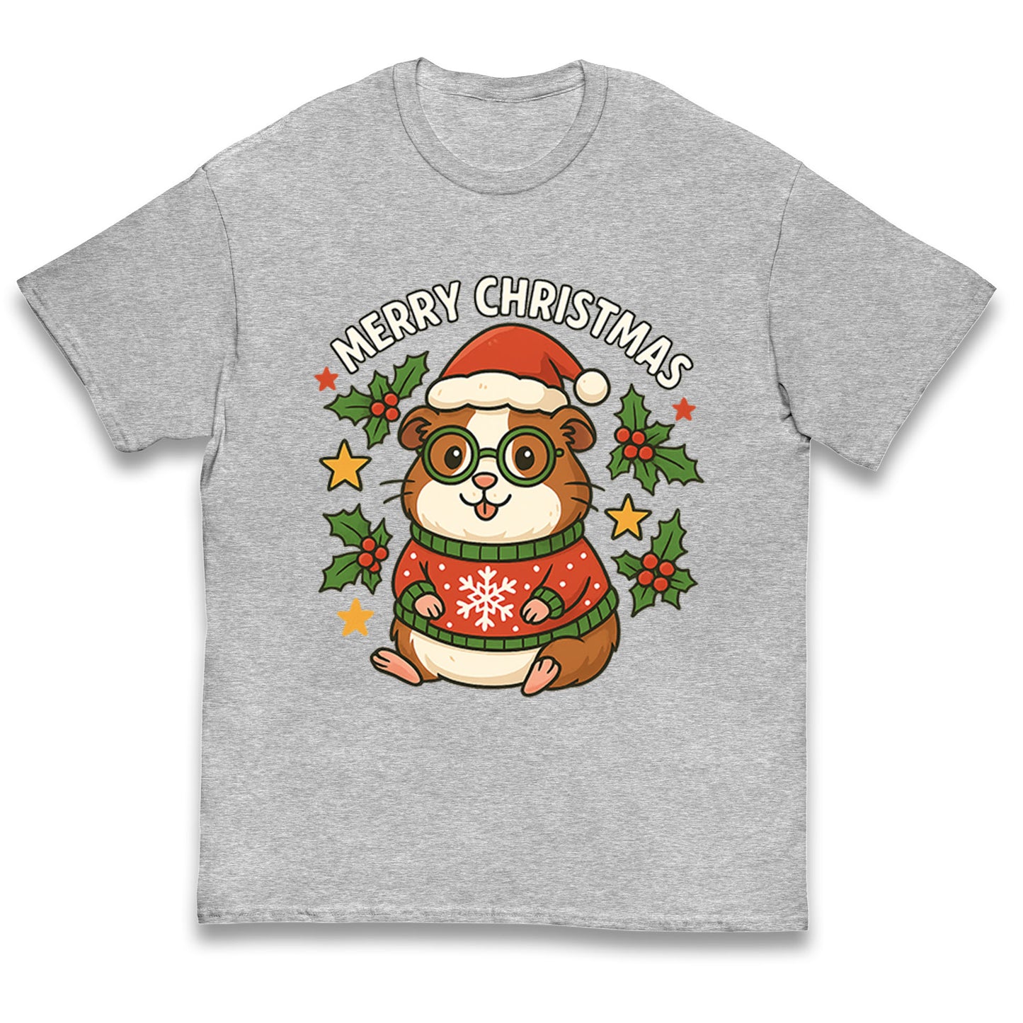 Guinea Pig Christmas Kids T Shirt