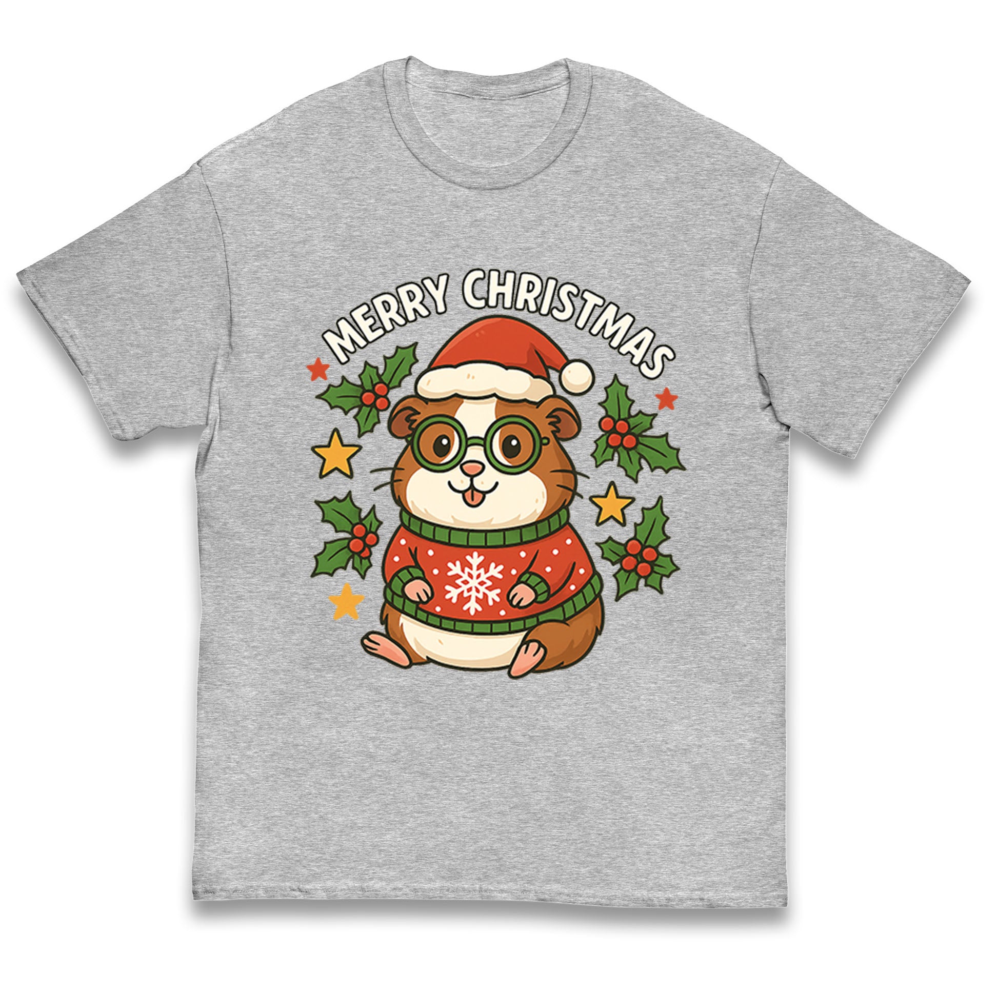 Guinea Pig Christmas Kids T Shirt