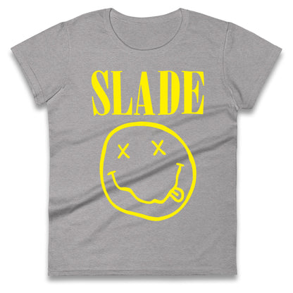 Classic Slade Nirvana Robbie Williams Ladies T Shirt
