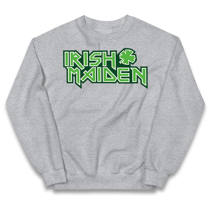 Irish Maiden St Patricks Day Kids Jumper