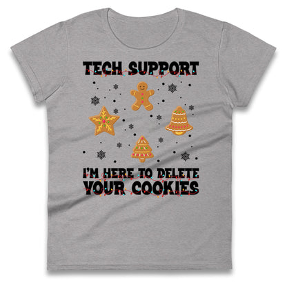 Delete Cookies Ladies T Shirt