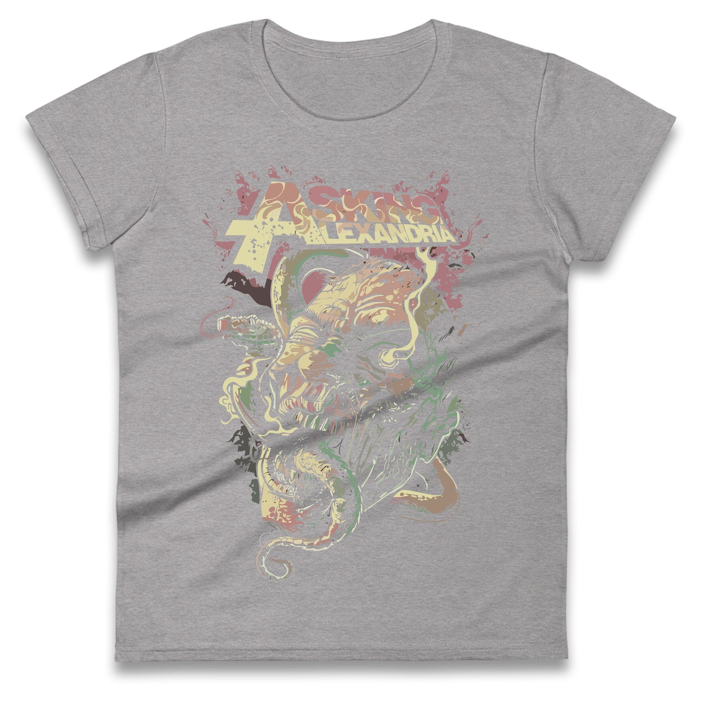 Asking Alexandria Band Ladies T Shirt