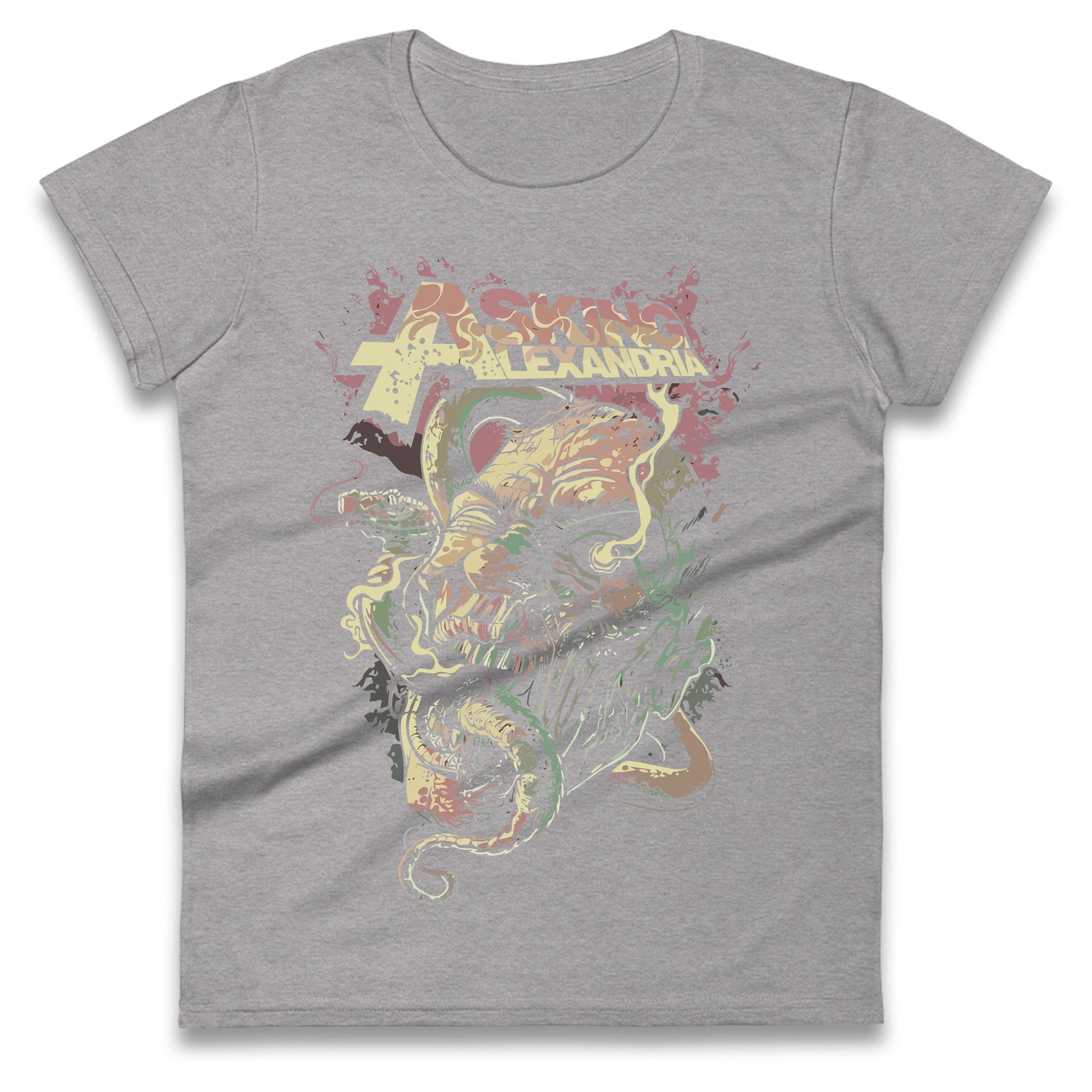 Asking Alexandria Band Ladies T Shirt