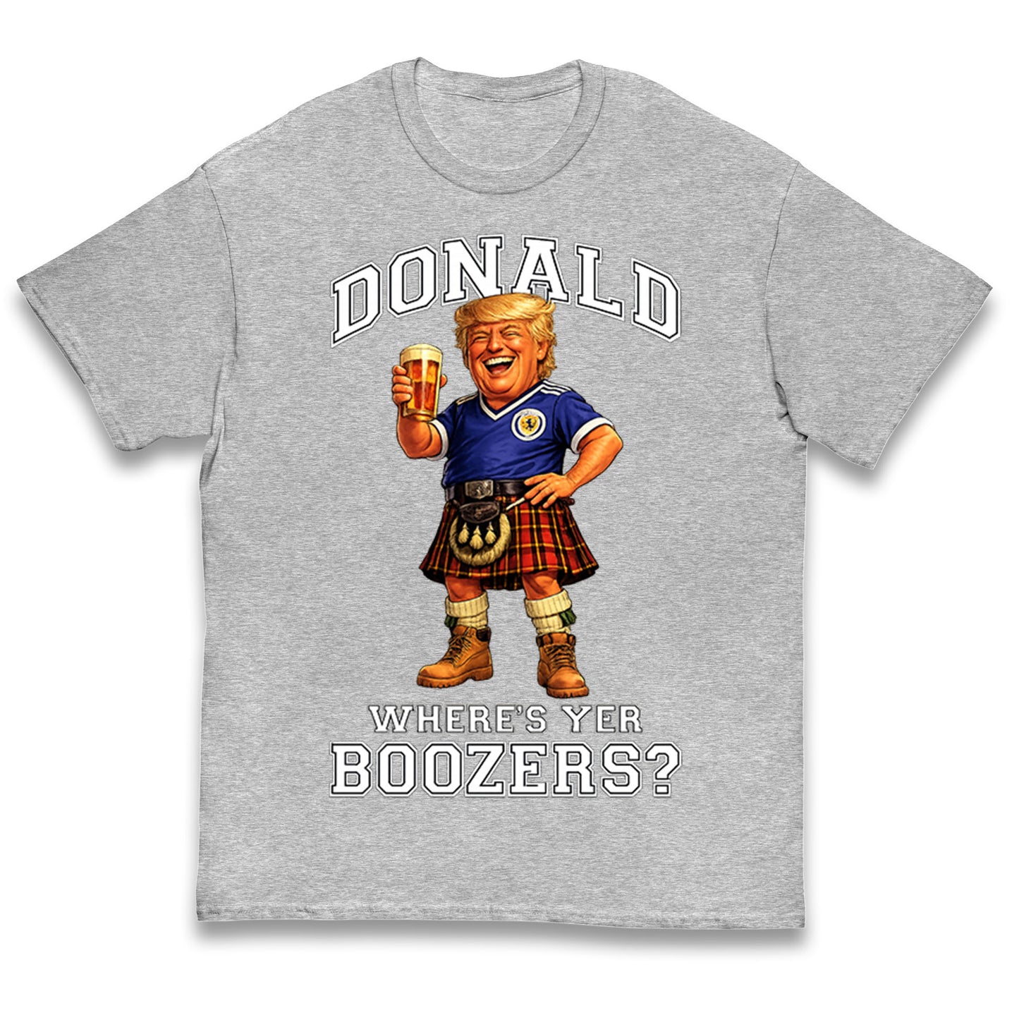 Donald Trump Scotland World Cup Kids T Shirt