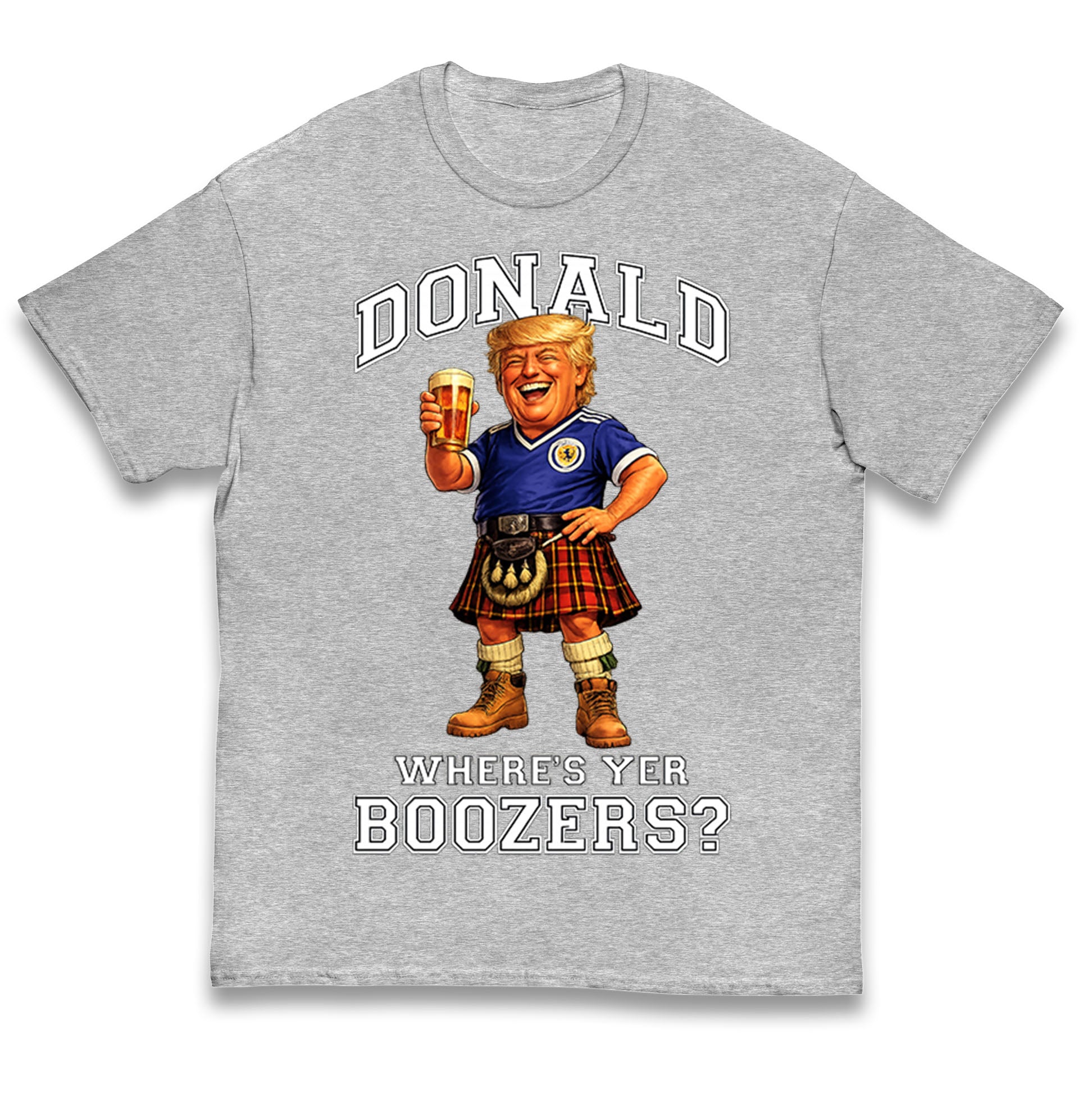 Donald Trump Scotland World Cup Kids T Shirt