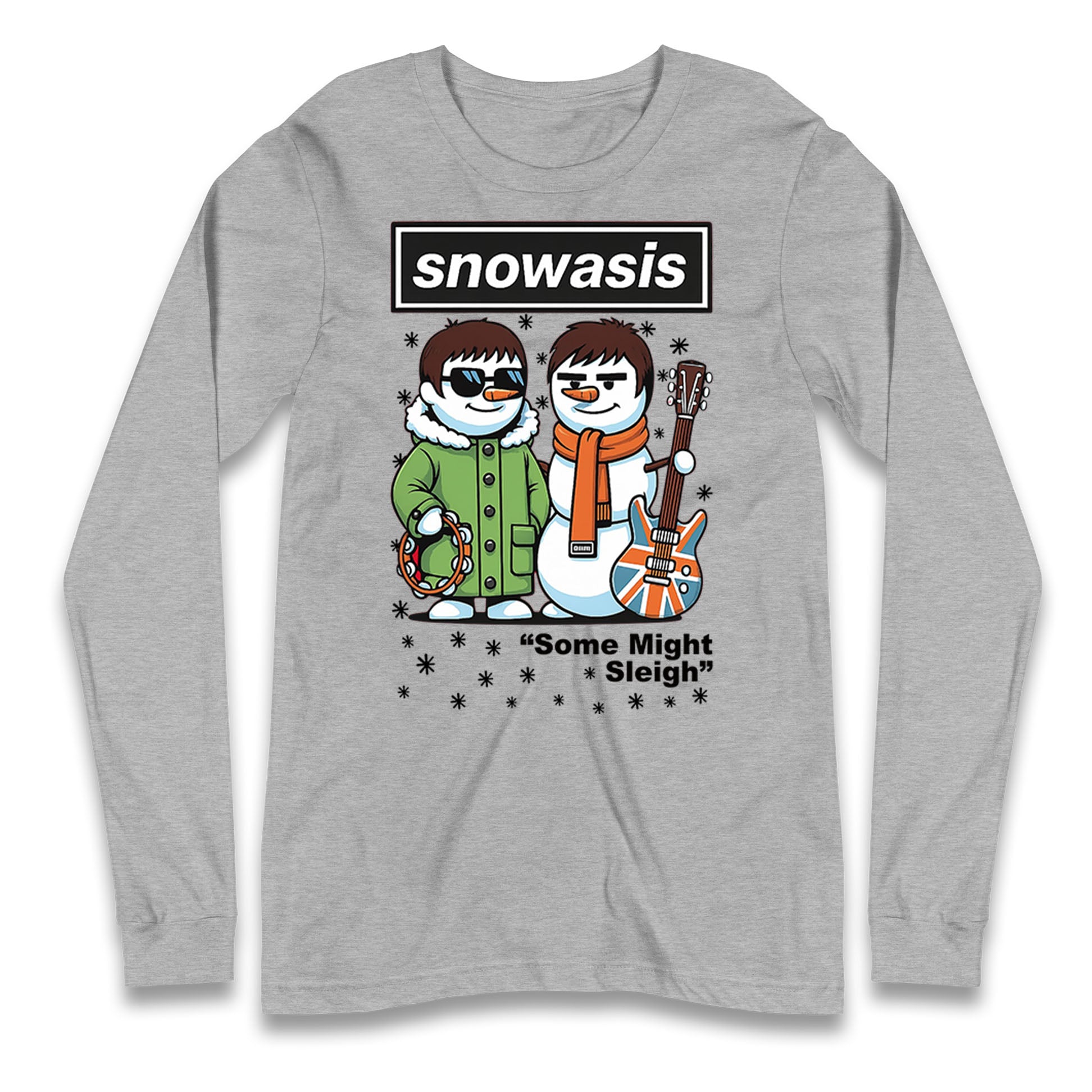 Snowasis Might Sleigh Music Band  Longsleeve T Shirt 