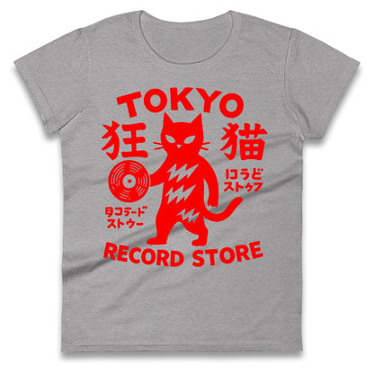 Tokyo Record Store Ladies T Shirt 