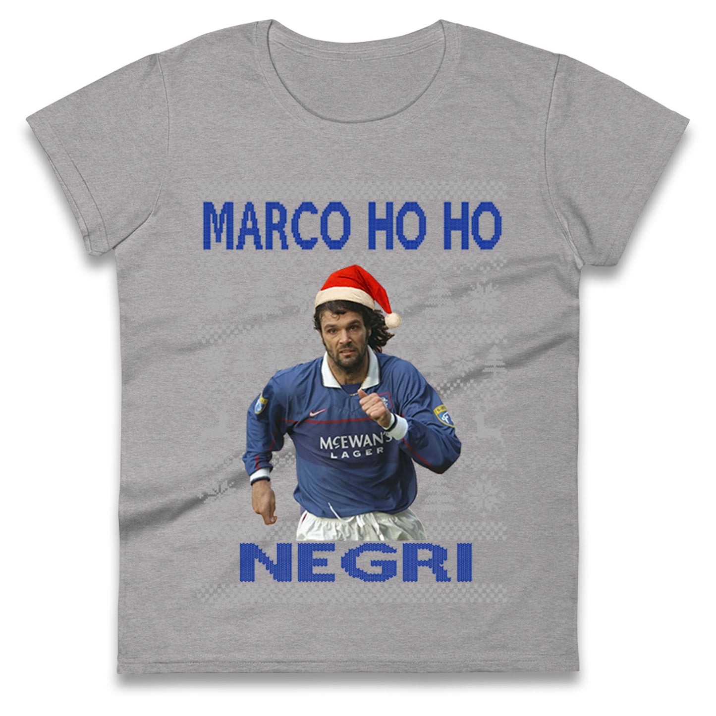 Rangers FC Christmas Ladies T Shirt 