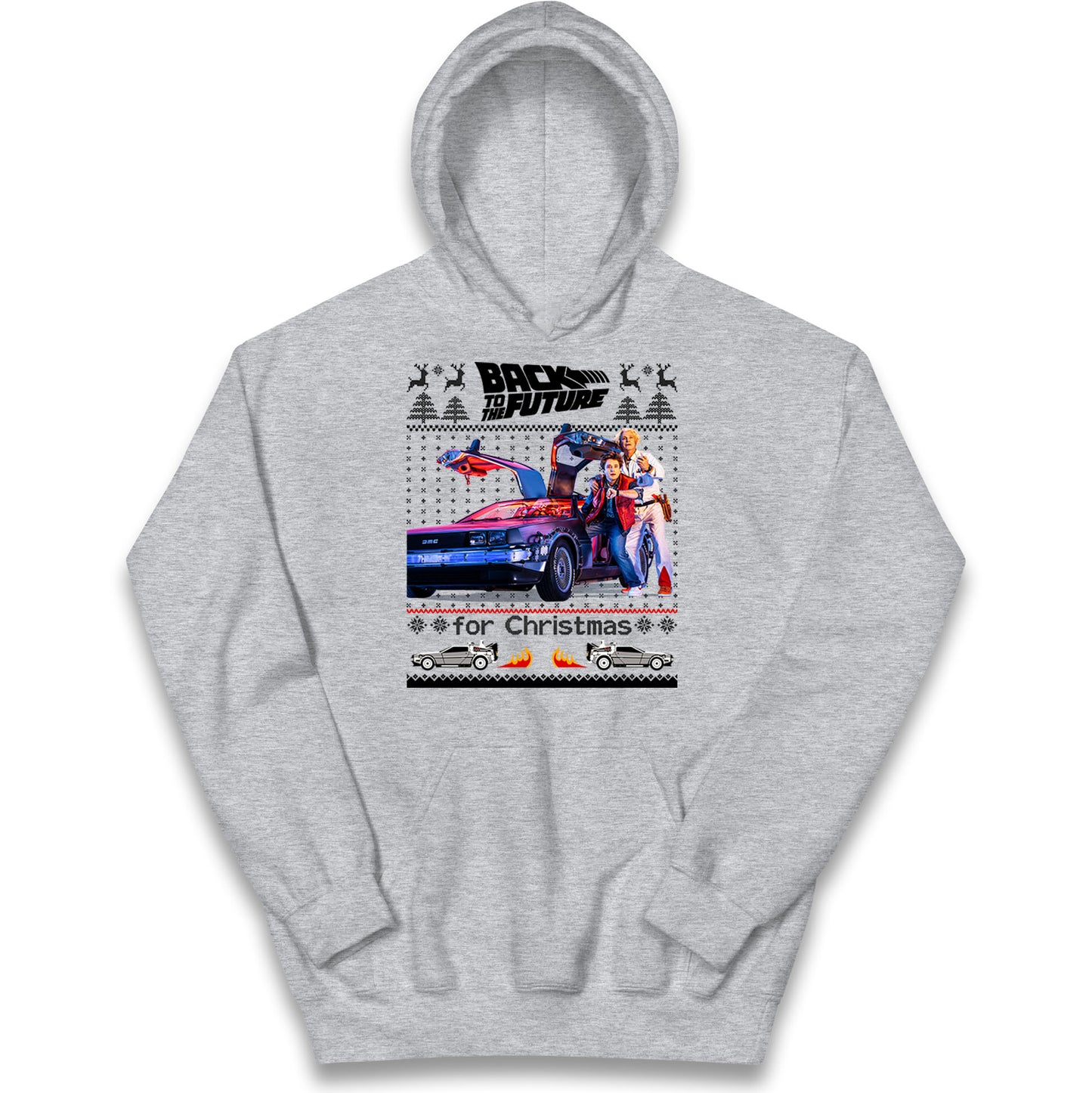 Back To The Future Christmas Kids Hoodie