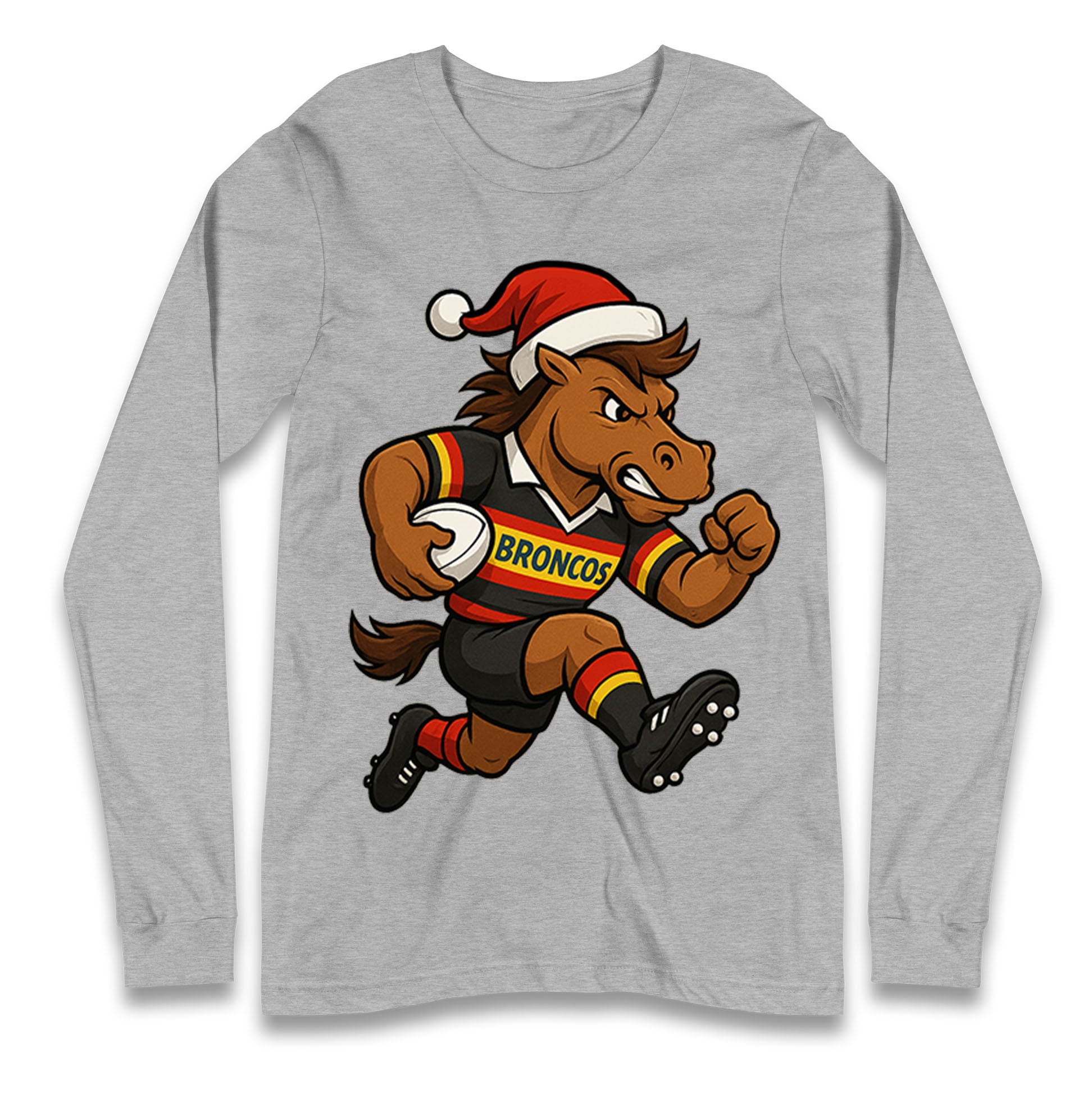 London Broncos Christmas Longsleeve T Shirt