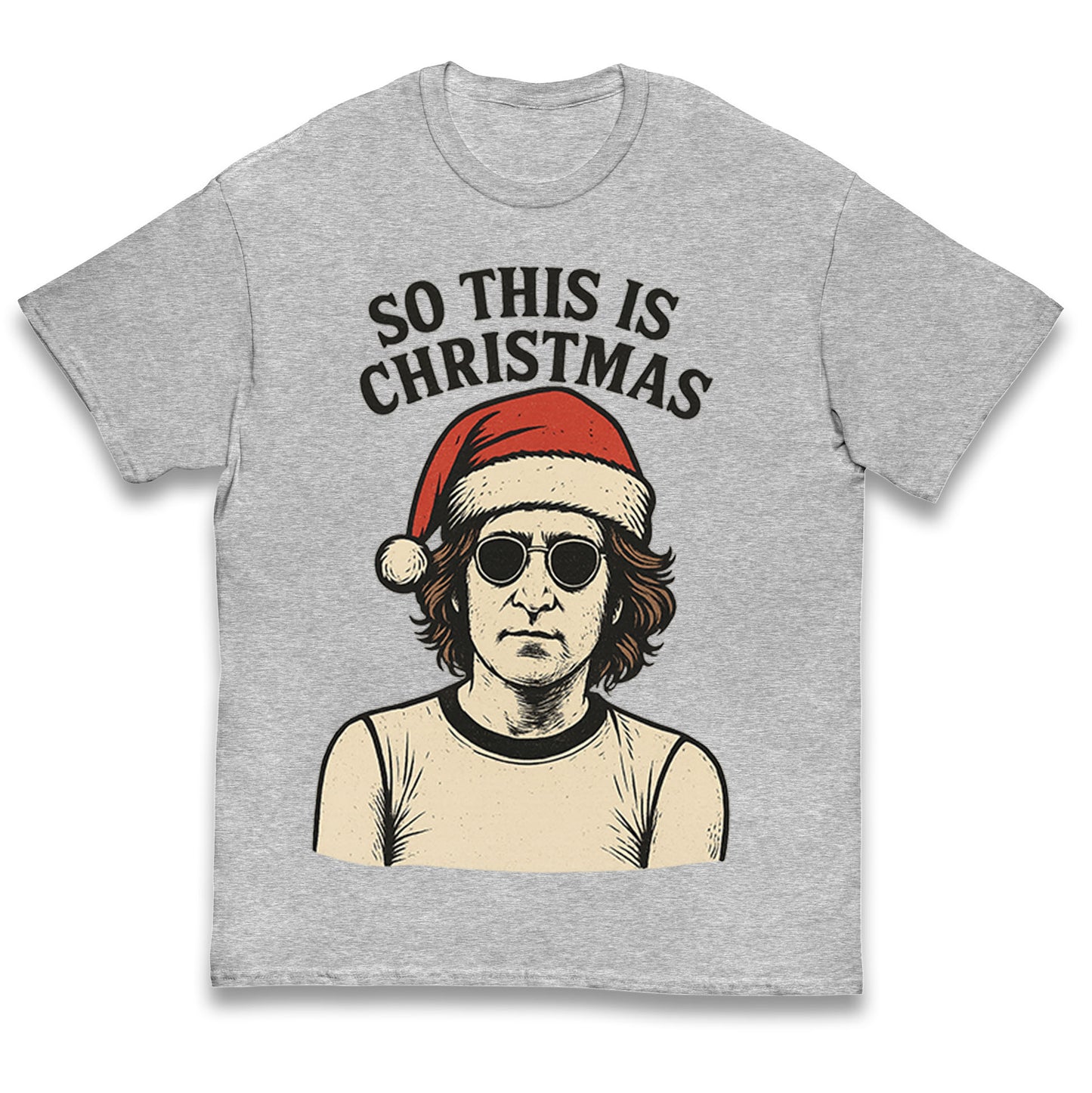 Christmas John Lennon Christmas Kids T Shirt