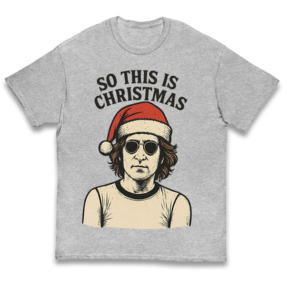 Christmas John Lennon Christmas Kids T Shirt