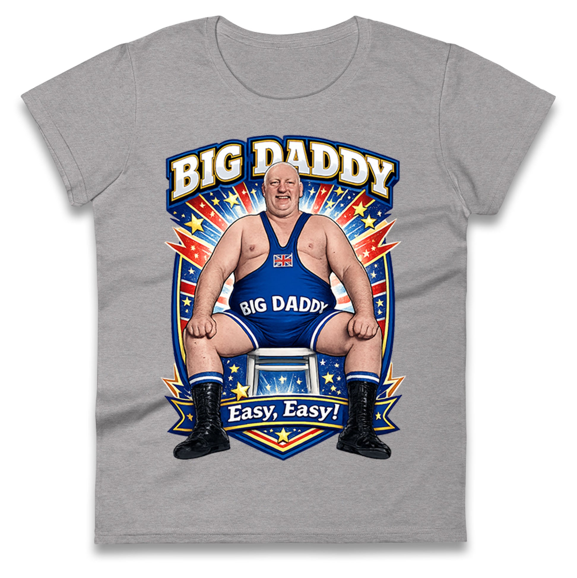 Big Daddy UK Wrestling Ladies T Shirt