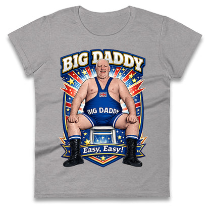 Big Daddy UK Wrestling Ladies T Shirt