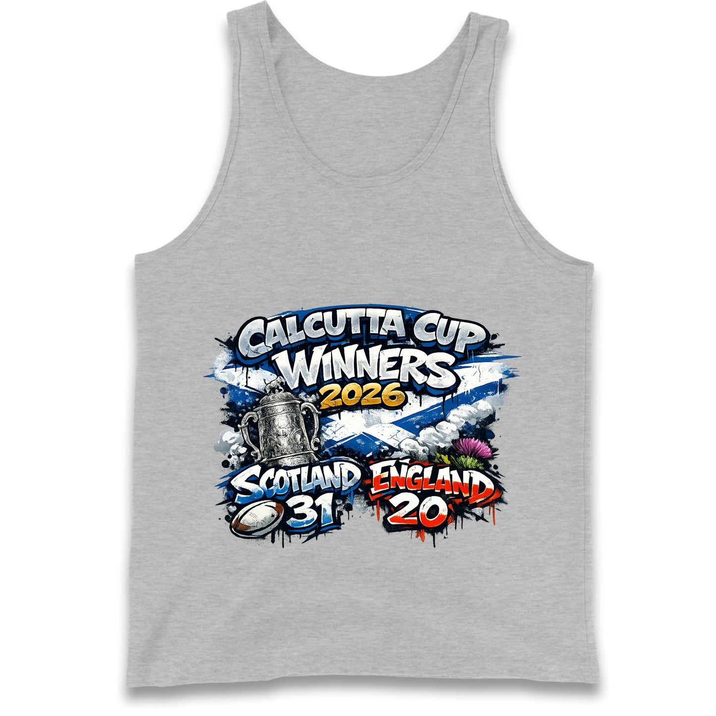 Scotland Calcutta Cup Winners 2026 Tank Top