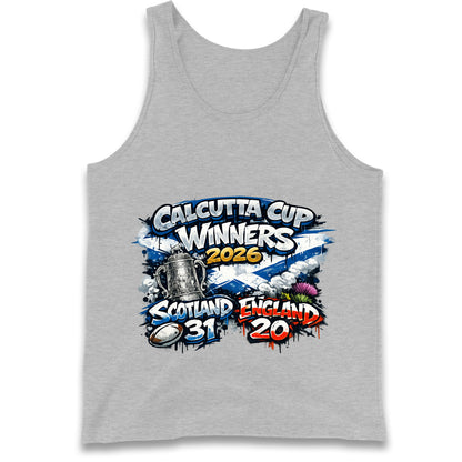 Scotland Calcutta Cup Winners 2026 Tank Top
