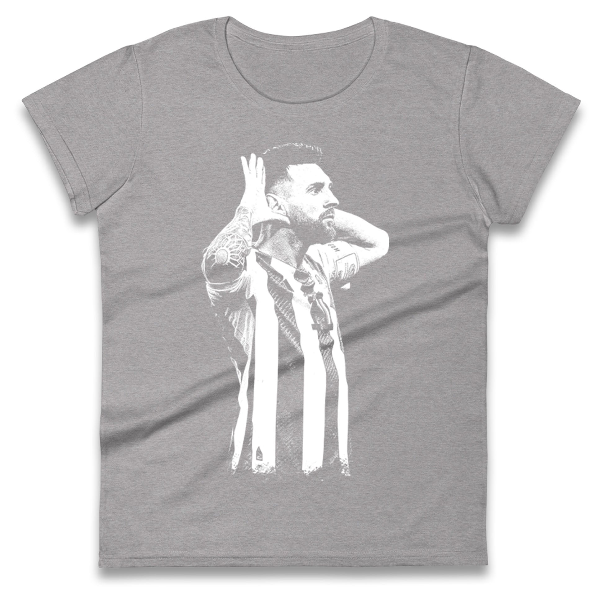 Messi Barcelona Ladies T Shirt