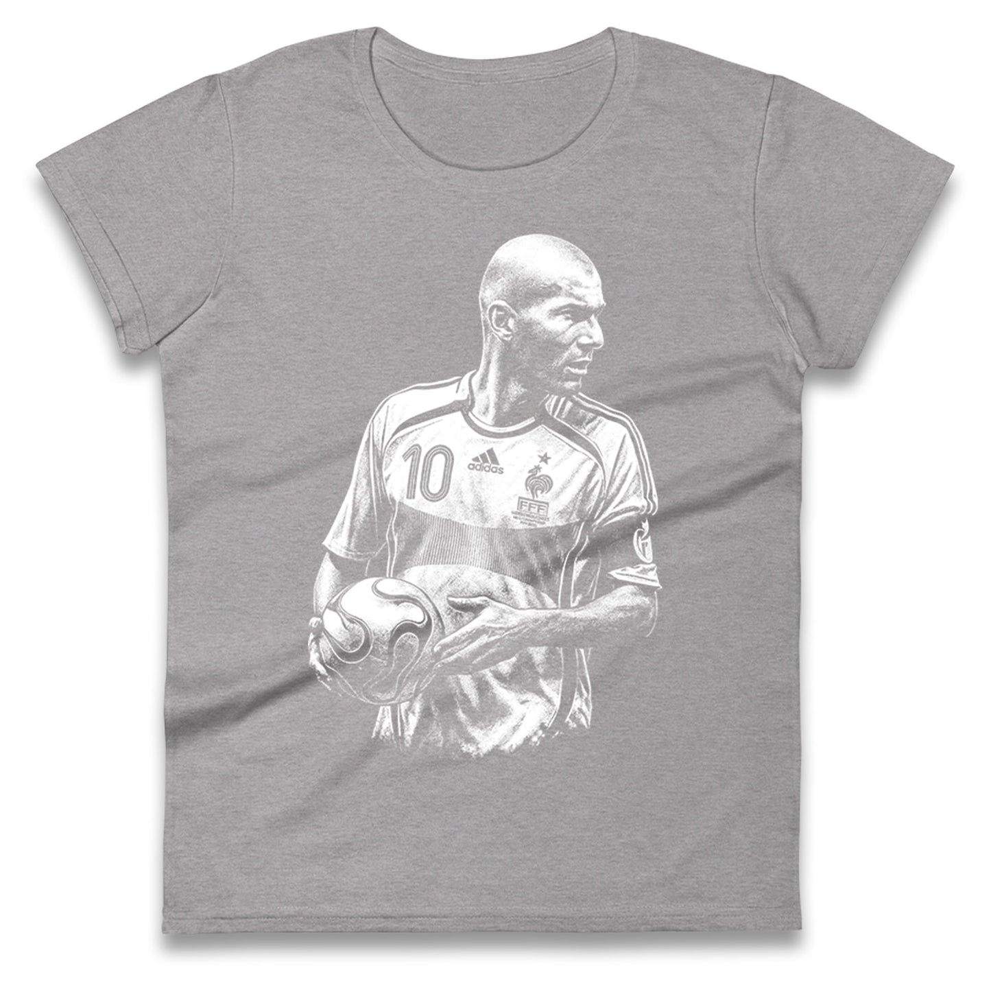 Zidane France Ladies T Shirt