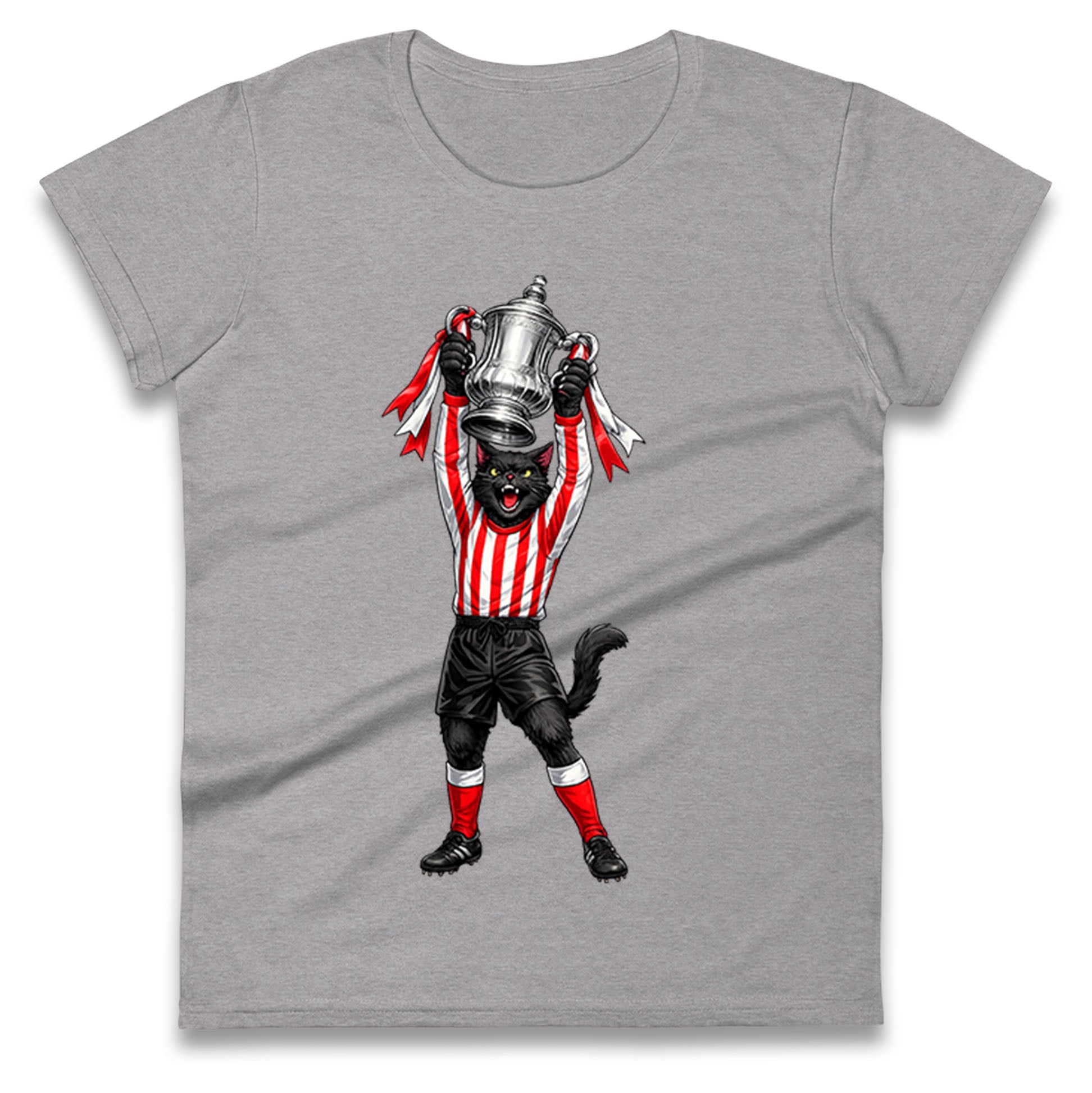 Sunderland FA Cup Winners 1972-1973 Ladies T Shirt
