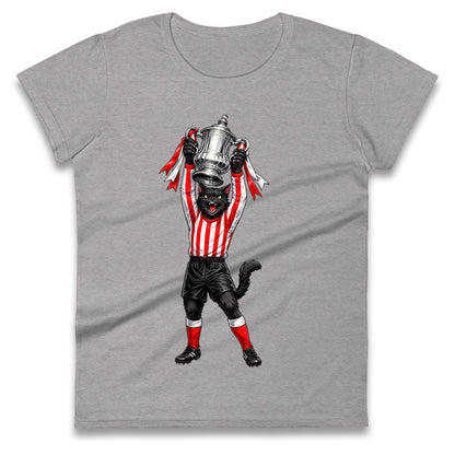 Sunderland FA Cup Winners 1972-1973 Ladies T Shirt