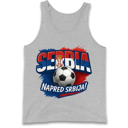 Serbia Retro World Cup Tank Top