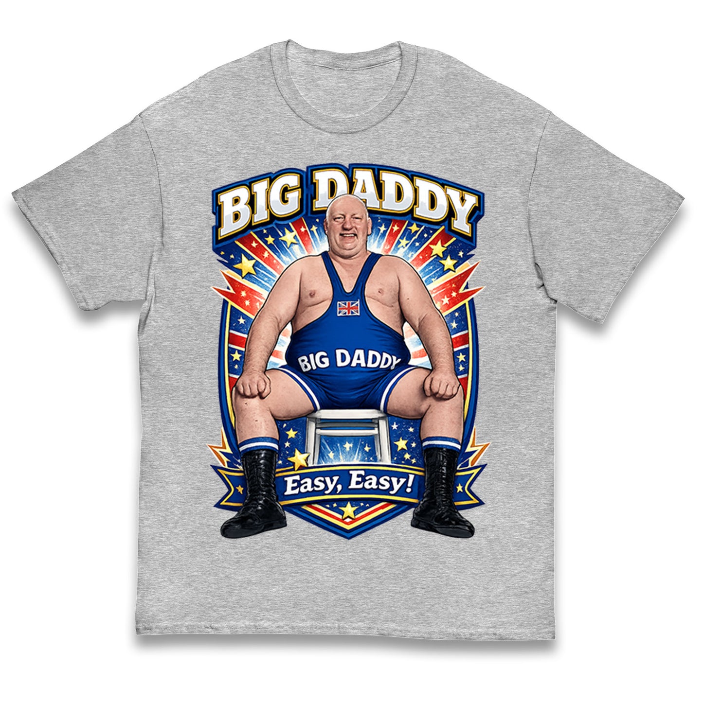 Big Daddy UK Wrestling Kids T Shirt