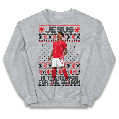 Nottm Forest FC Christmas Kids Jumper