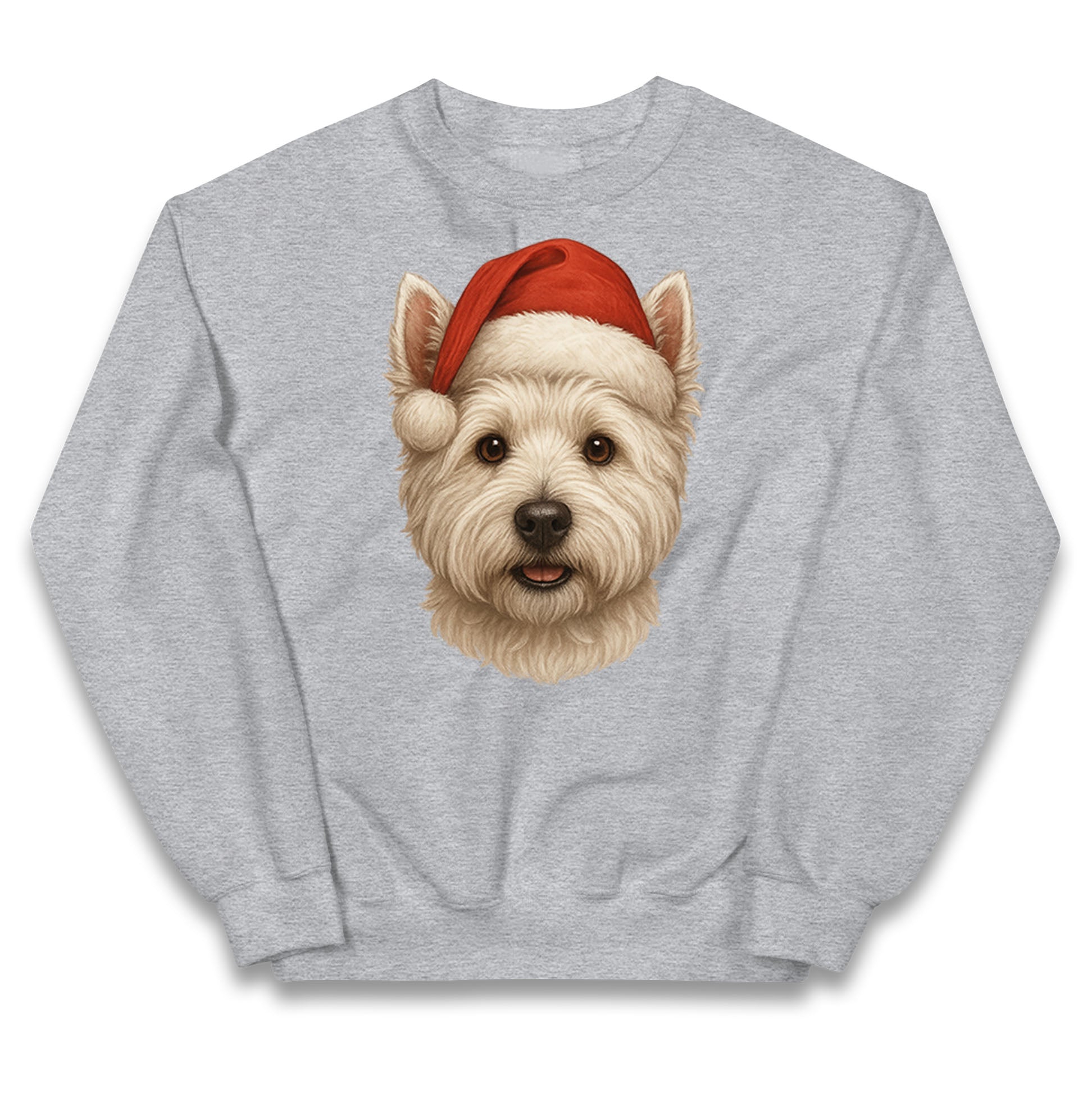 West Highland White Terrier Christmas Kids Jumper