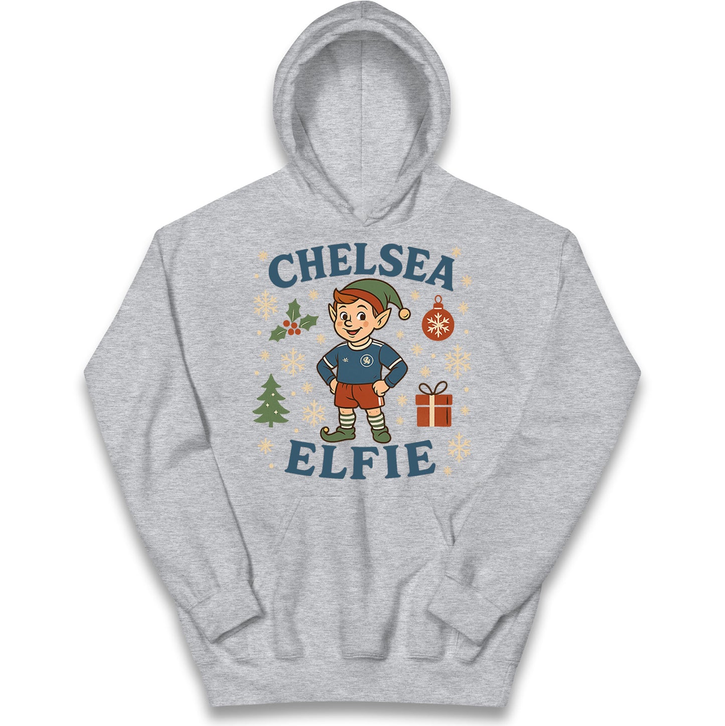 Chelsea FC Christmas Kids Hoodie