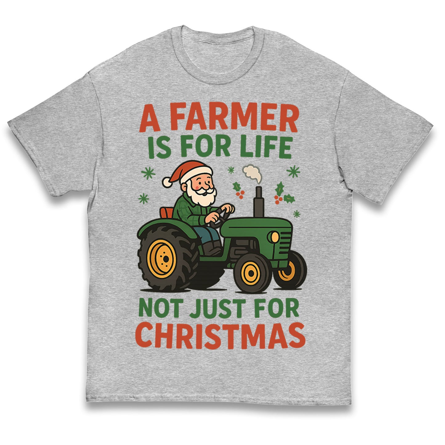 Farmer Christmas Kids T Shirt