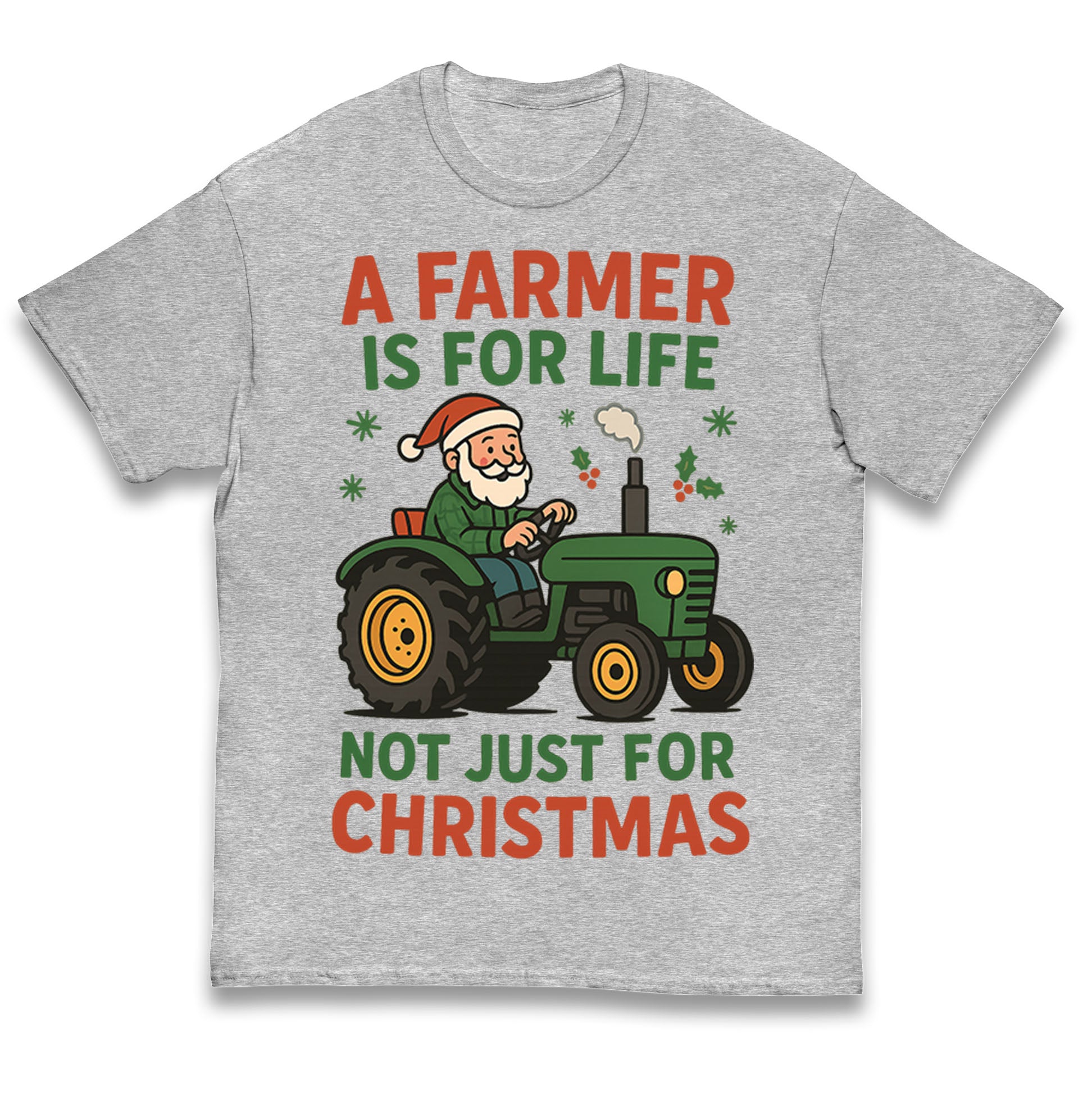 Farmer Christmas Kids T Shirt