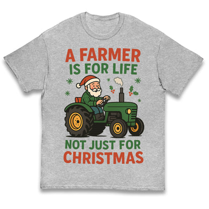 Farmer Christmas Kids T Shirt