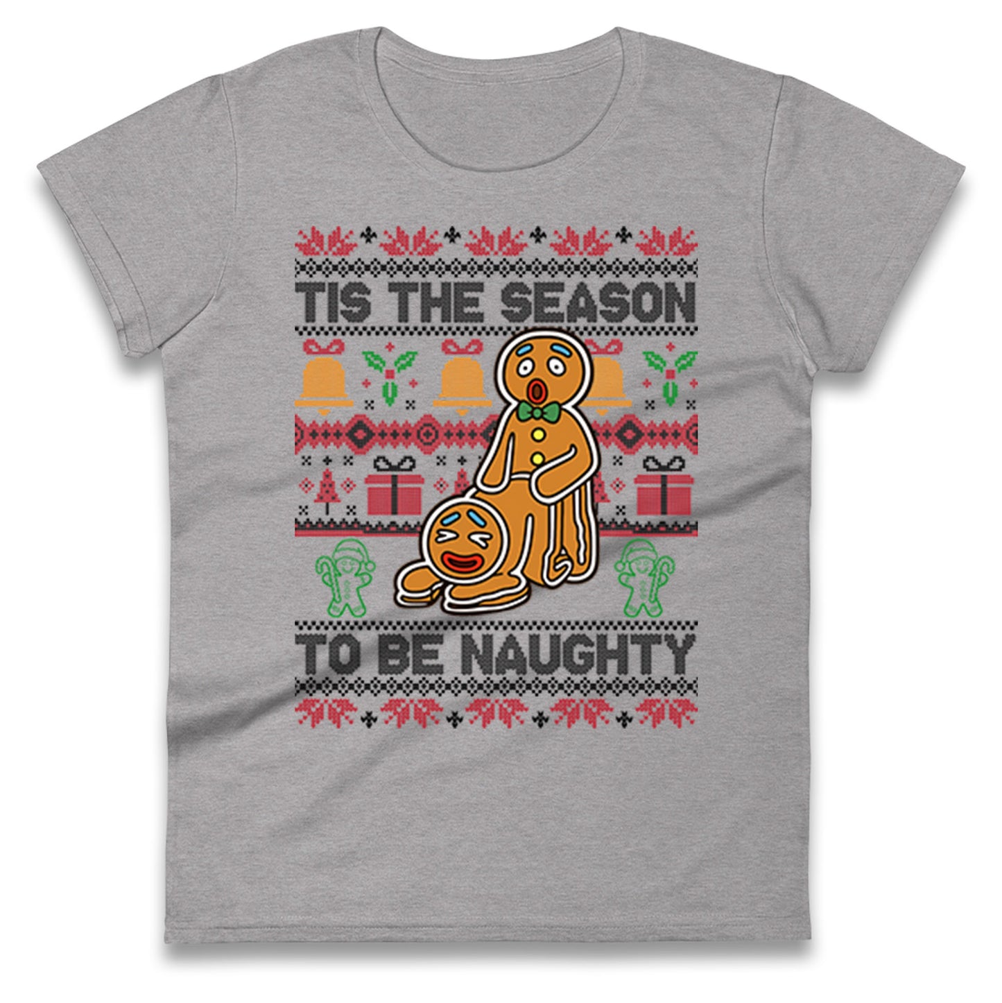 Ginger Bread Man Ladies T Shirt