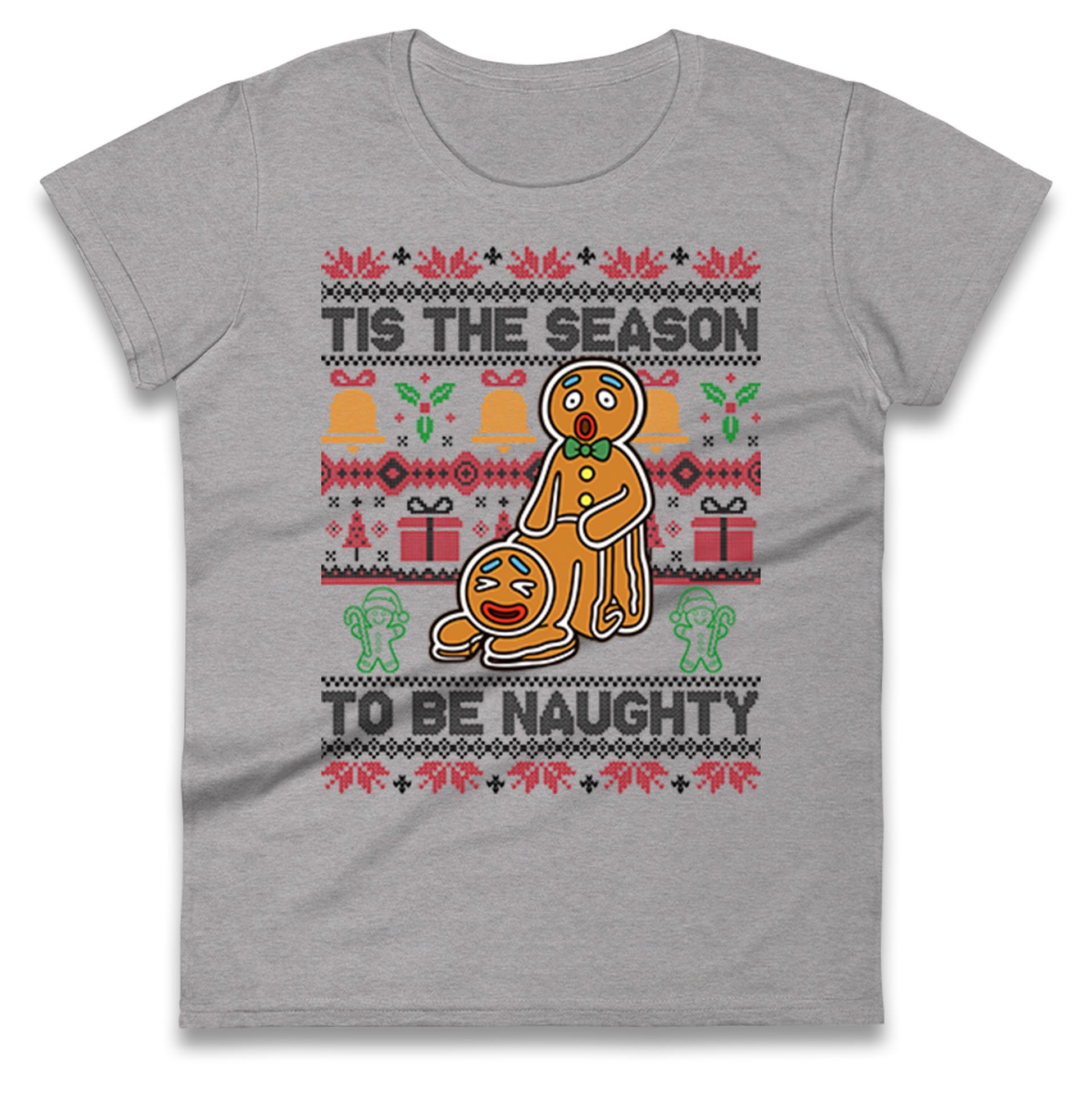 Ginger Bread Man Ladies T Shirt