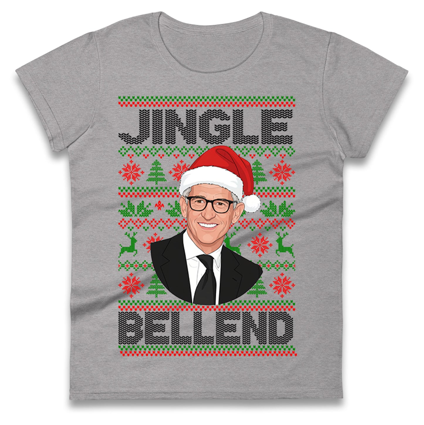 Gary Lineker Christmas Ladies T Shirt