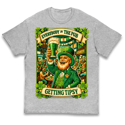 Everybody In The Pub Getting Tipsy Kids T Shirt