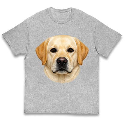 Labrador Dog Face Kids T Shirt