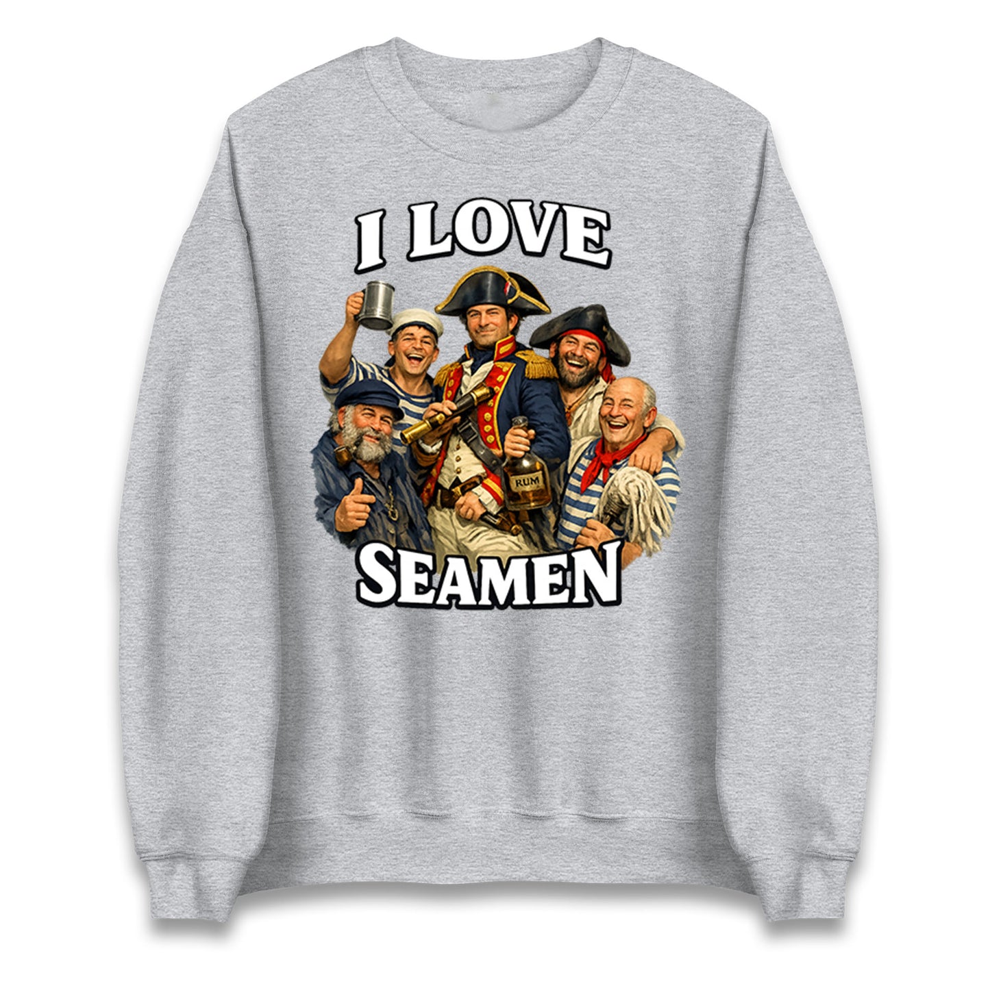 I Love Seamen Funny Cringe Meme Offensive  Jumper