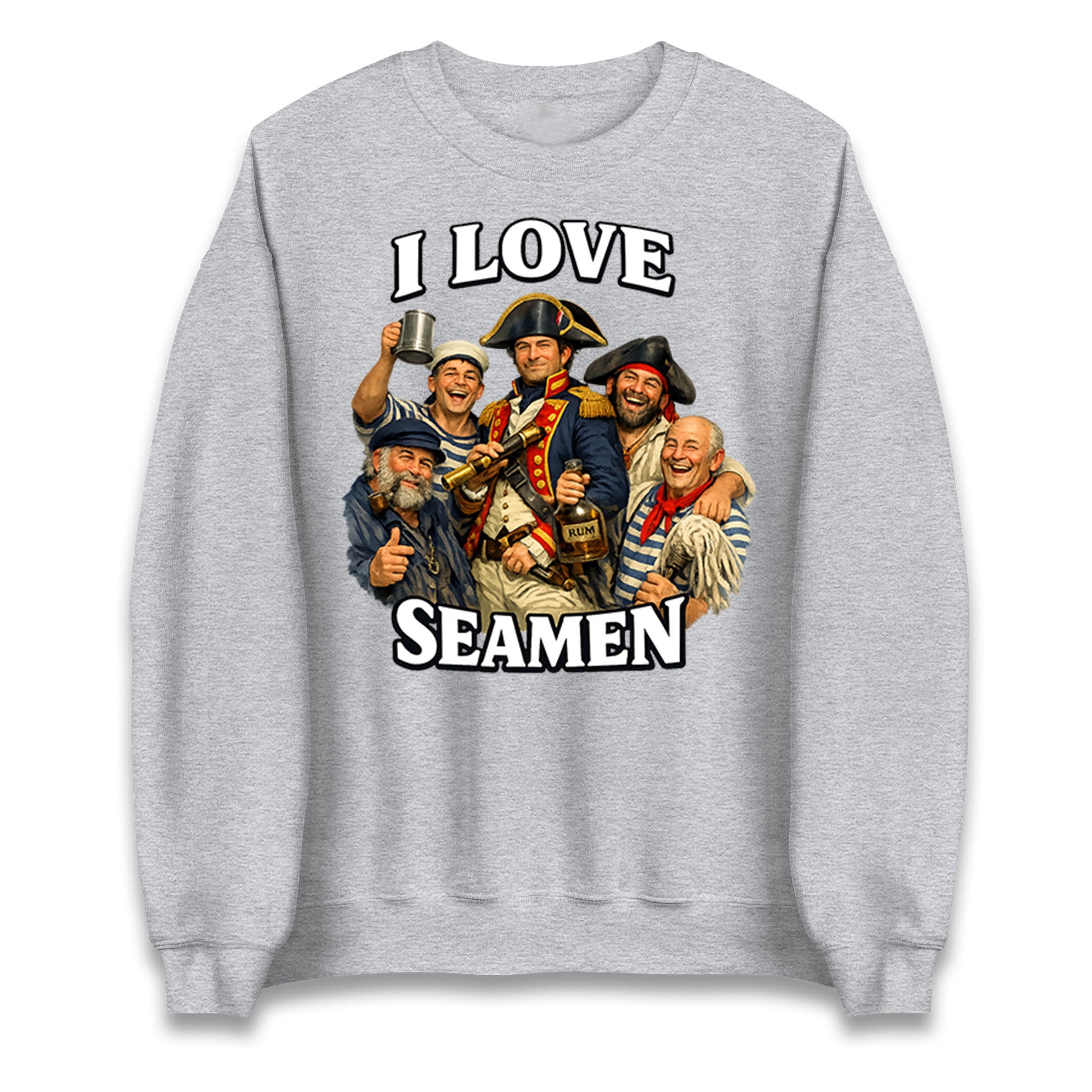 I Love Seamen Funny Cringe Meme Offensive  Jumper