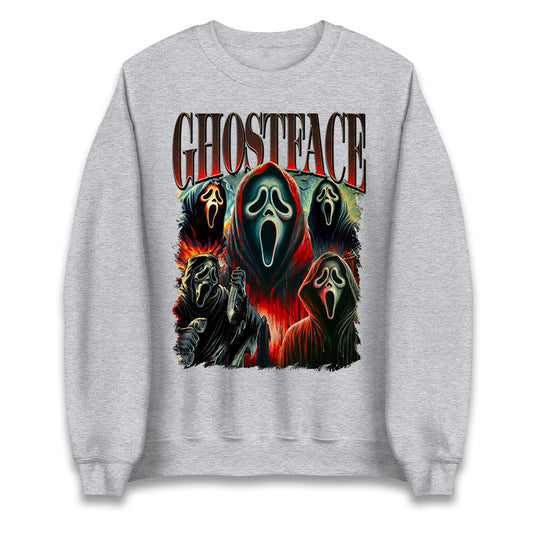Ghost Face Halloween Bootleg Unisex Sweatshirt